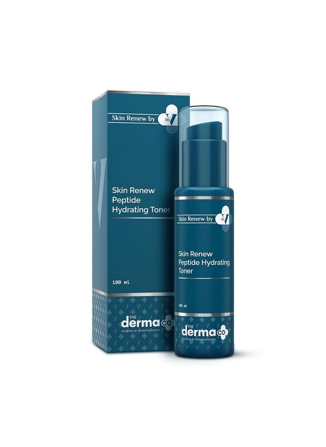 ذا ديرما كو تونر X Dr.V Skin Renew الببتيد المرطب مع الببتيد وحمض الهيالورونيك 100 مل 1% حمض الساليسيليك يفتح المسام، تونر مرطب لبشرة مشدودة وشبابية، تونر خالي من الكحول  - Image 1