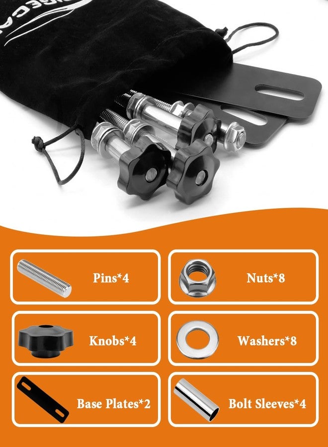 BRIGECAN Traction Board Mounting Kit, Easy-to-Install Traction Board Mount, Safety Recovery Board Mount, Universal Mounting Pin Kits for Traction Boards with 4.72"~6.69" Hole Spacing, 1 Year Warranty - Image 4