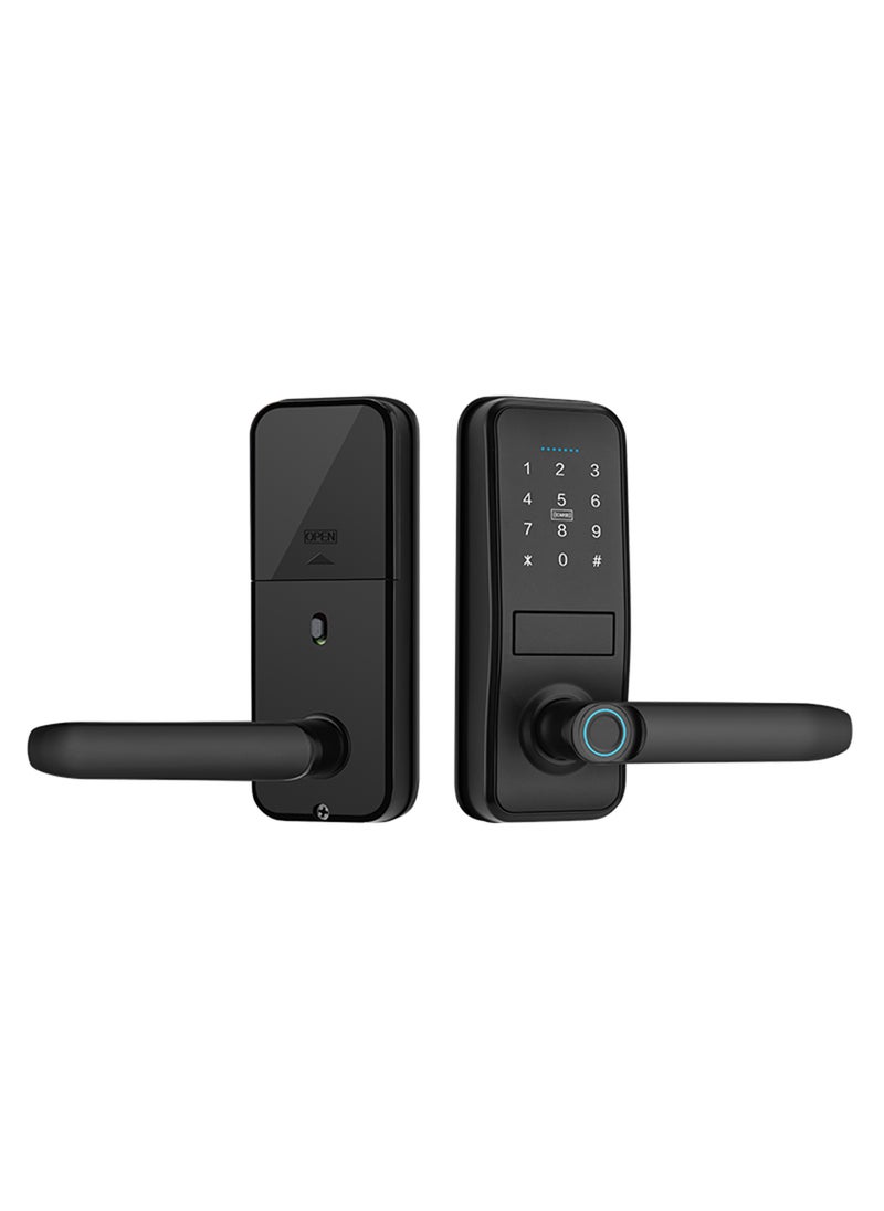 Sharpdo - Smart Lock, Electronic Password Lock, Fingerprint/App/Access Card/Password/Key, Virtual Password to Prevent Peeping, 5-In-1 Unlocking Method - Image 1