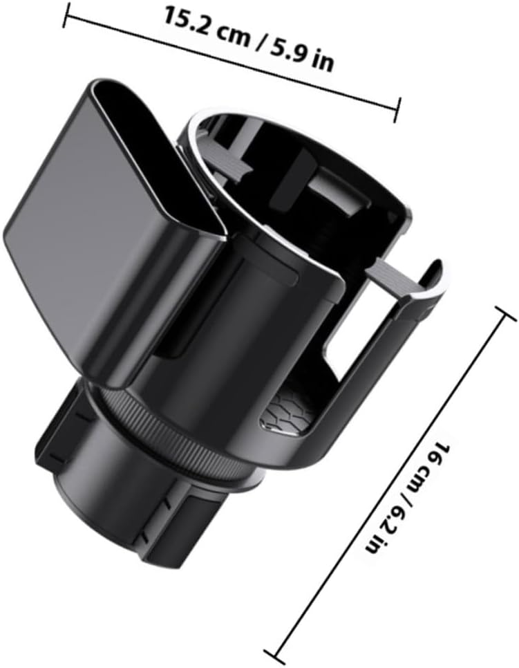 Car Cup Organizer Holder with Multifunctional Beverage and Water Bottle Storage Stand, Universal Car Coffee Cup Holder for Travel and Daily Driving - Image 2