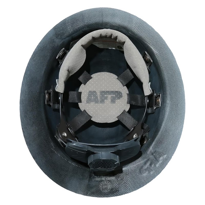 AFP Fiber Full Brim Hard Hat | 6 Point Ratchet Suspension | OSHA & ANSI Rated | Hard Hats for Men | Premium Construction Helmets for Safety - Image 2