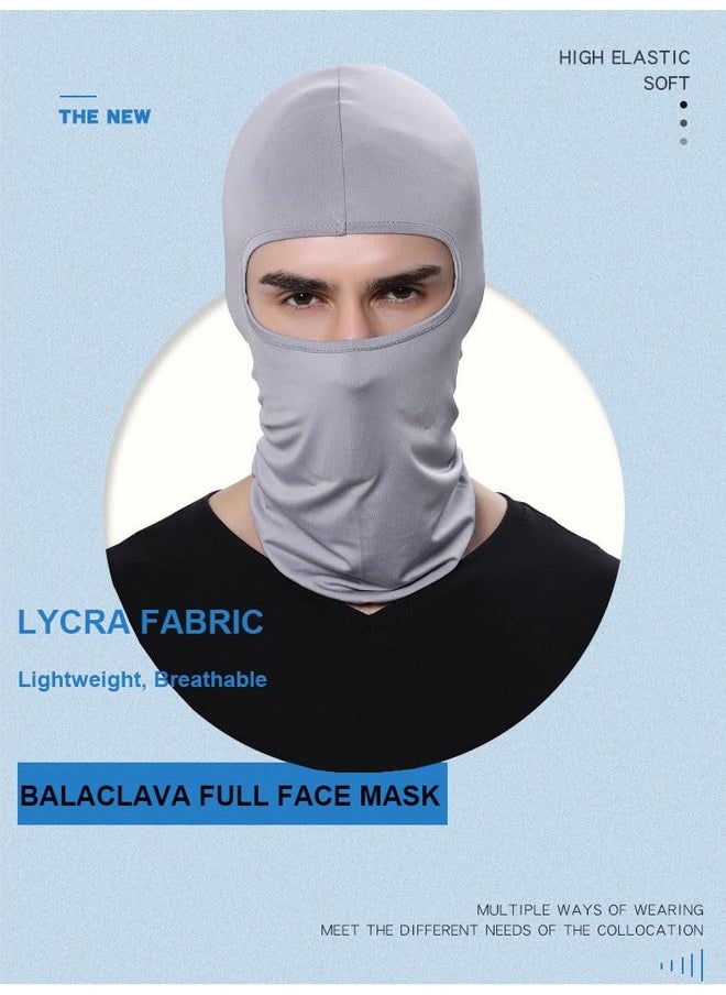 AILONSHAWN - Ski Mask For Men Balaclava Face Mask Women Summer Shiesty Mask Full Head Masks For Motorcycle Helmet Football Uv Protection White - Image 1