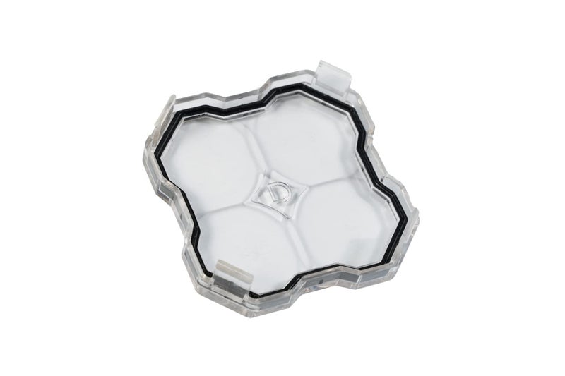 Diode Dynamics Stage Series LED Rock Light Lens (one), Red Clear - Image 3