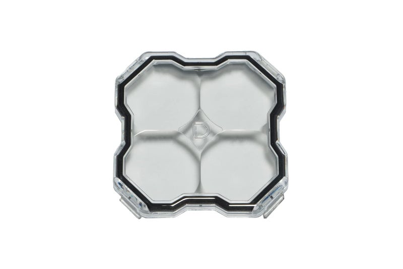 Diode Dynamics Stage Series LED Rock Light Lens (one), Red Clear - Image 2