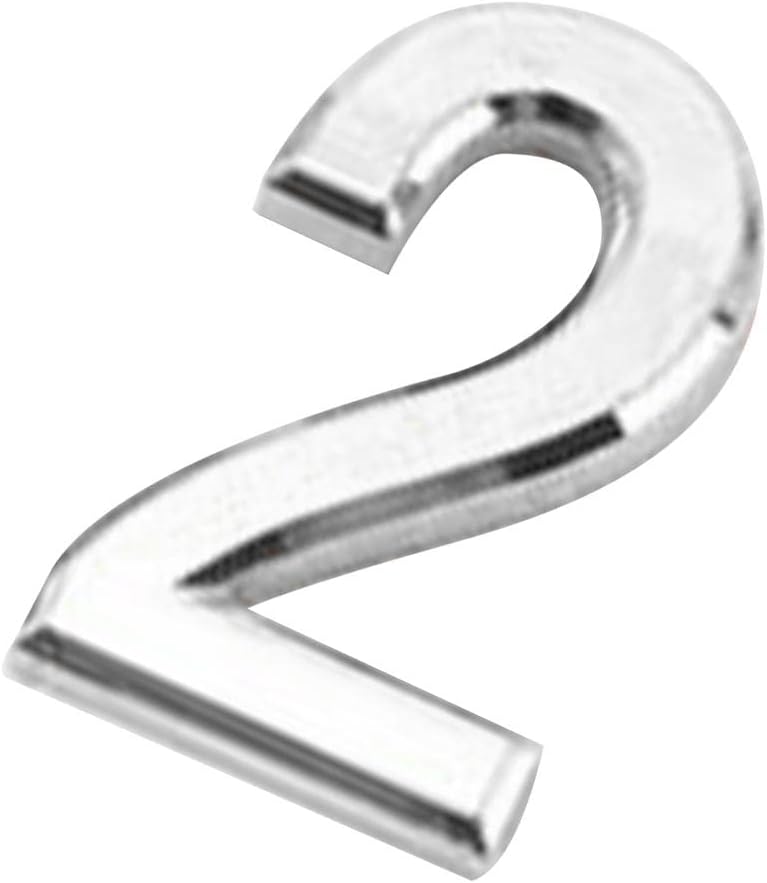 كلاراكو لوحات أرقام ذاتية اللصق من 0 إلى 9 خانات، لافتات، فندق، منزل، قسم، مكتب، باب، عنوان، رقم الطريق، رقم اللوحة 2 - Image 1