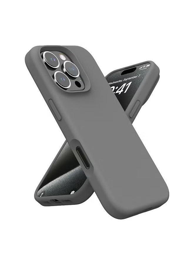 Silicone Case for iPhone 16 Pro Max,Silky-Soft Touch Full-Body Protective Phone Case,Shockproof Cover