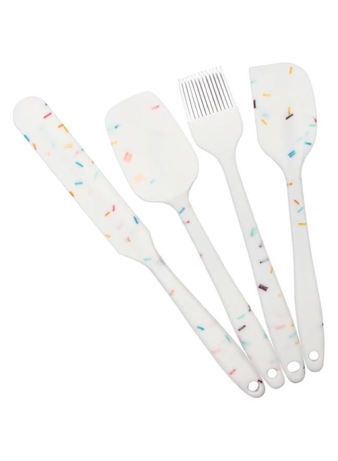 HOOKOR Silicone Spatula, Set of 6 Heat Resistant 600 Food Scraper for Baking, Cooking, Mixing, Scraping, Nonstick Cookware Kitchen Utensils - Image 5