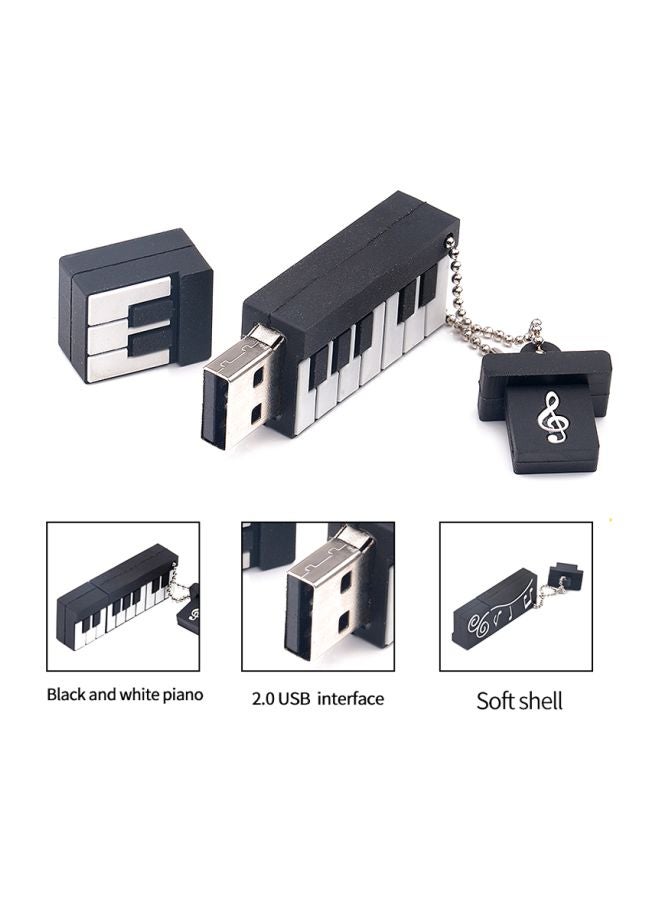 فلاش درايف USB بتصميم لوحة مفاتيح بيانو 8 GB - Image 2