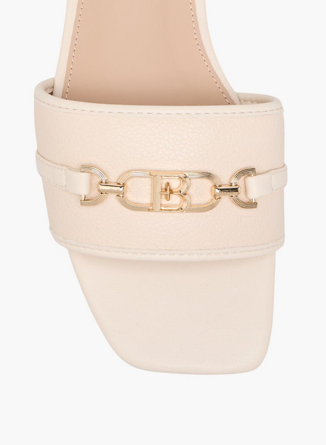 Flora Bella By Shoexpress Women Metal Accent Slip-On Flat Sandals  - Image 4