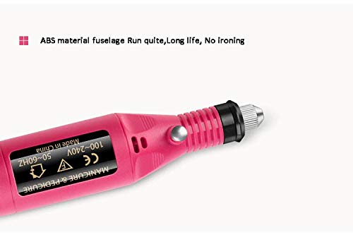 uptodateproducts 1 Set Professional Electric Nail Drill Machine Manicure Machine Pedicure Drill Set Ceramic Nail File Nail Drill Equipment Tool - Image 5