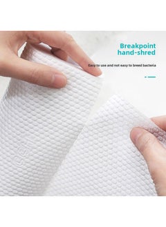Generic Kakama Disposable Foot Cleaning Cloth Hotel Foot Bath Absorbent Foot Cleaning Cloth Foot Massage Towel Lazy Rag Non-woven Fabric-Color:25*25*50 Pieces [90 Rolls For One Box]]  - Image 5