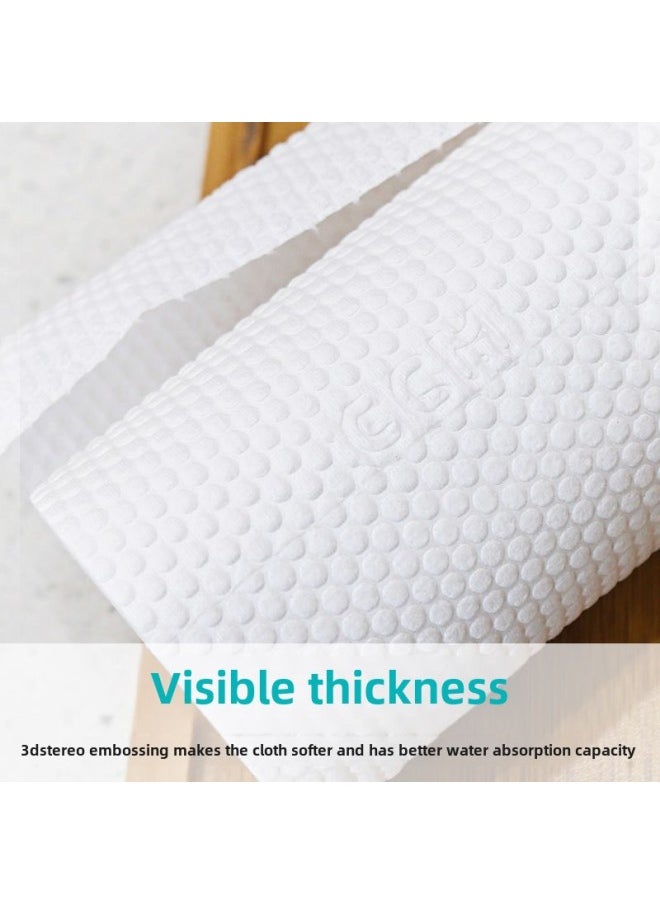 Generic Kakama Disposable Foot Cleaning Cloth Hotel Foot Bath Absorbent Foot Cleaning Cloth Foot Massage Towel Lazy Rag Non-woven Fabric-Color:25*25*50 Pieces [90 Rolls For One Box]]  - Image 4