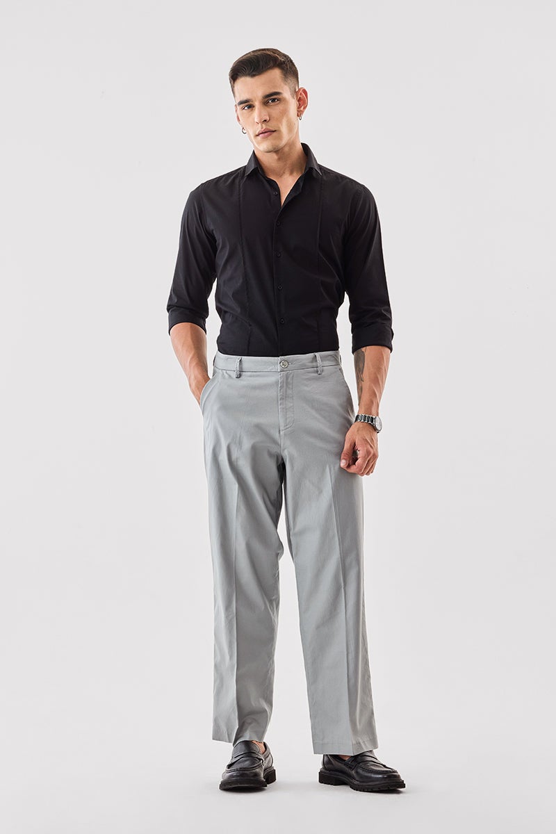 SNITCH Regular Fit Flared Trousers - Image 5