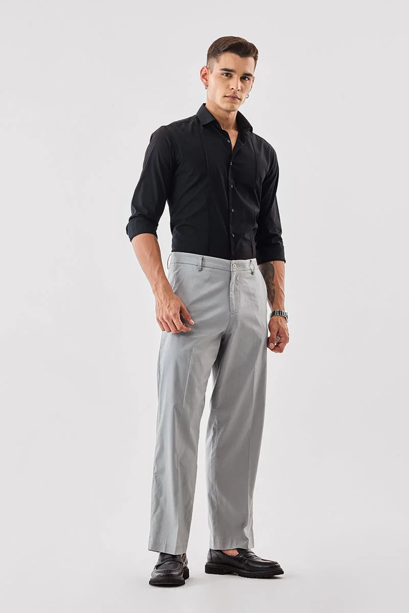 SNITCH Regular Fit Flared Trousers