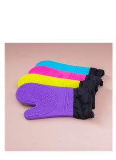 Generic Multi-colored heat-insulated kitchen gloves  - Image 3