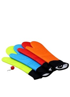 Generic Multi-colored heat-insulated kitchen gloves  - Image 1