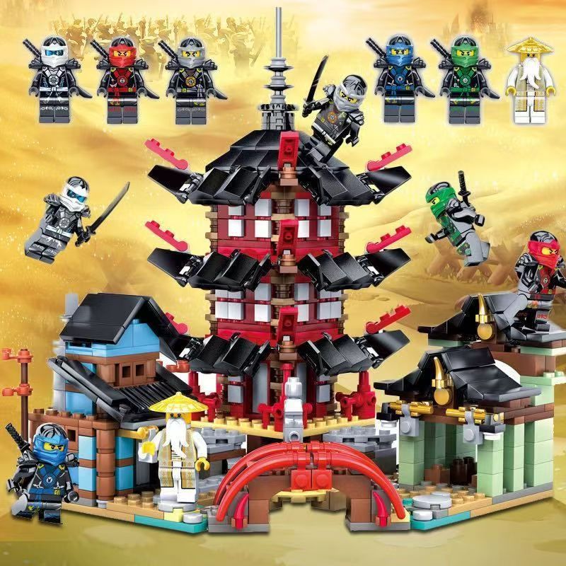 Ninjago Lloyd Ice Emperor Motorcycle Building Blocks Toy - Image 5
