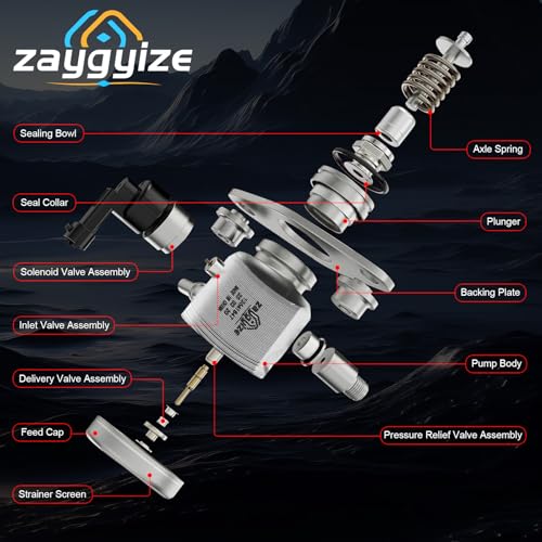 zaygyize High Pressure Fuel Pump Compatible with Hyundai Sonata Accent Tucson Veloster for Kia Optima Forte5 Rio 20152018 16L Replace GDP404 M73176 353202B220 353202B220 HM10054 - Image 3
