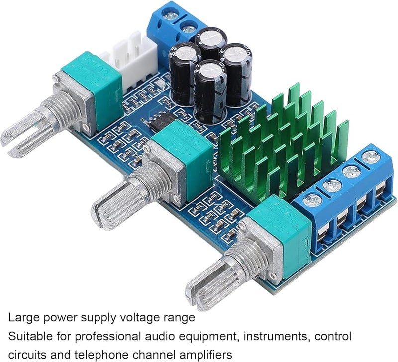 XHM567 TPA3116D2 2x80W Dual Channel Digital Volume Control Power Amplifier Board - Image 4