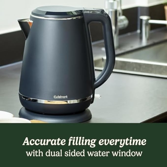Cuisinart Jug Kettle 3Kw Slate Grey Stainless Steel Matte Finish 15L Capacity Cjk780U - Image 4