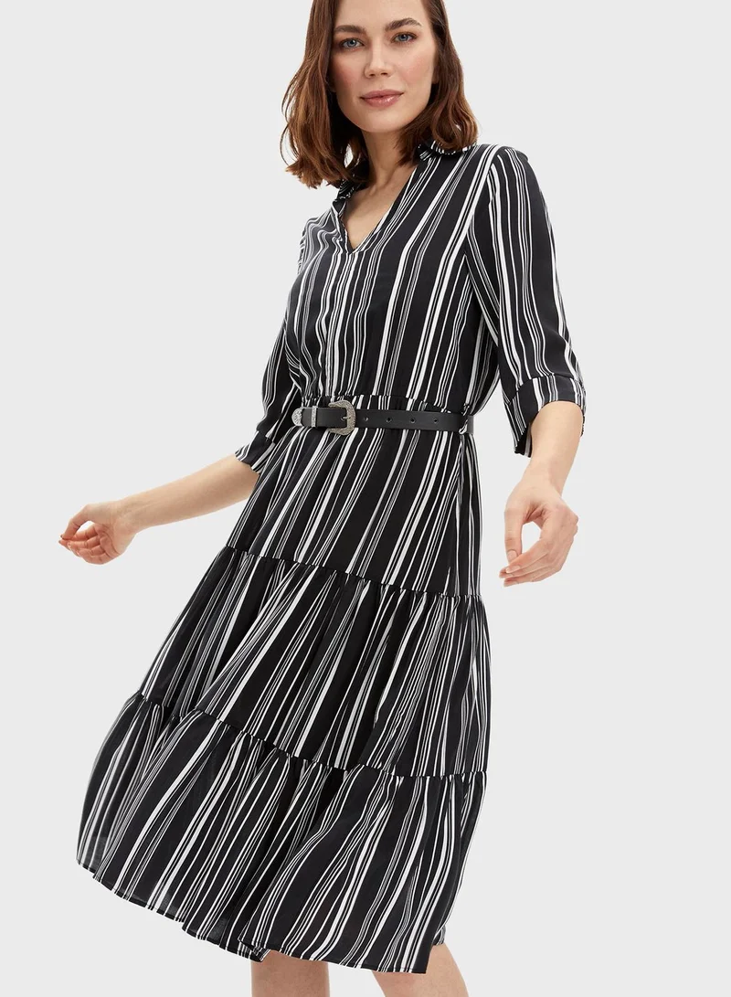 DeFacto Striped Dress