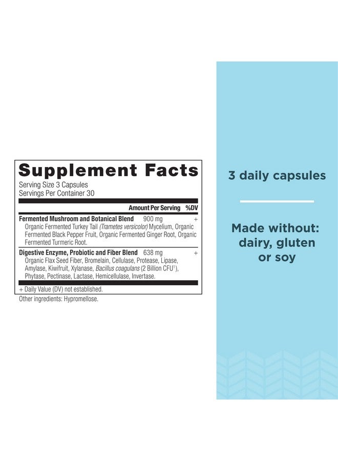 Ancient Nutrition Digestive Enzymes, Supports Gut Health, Promotes Healthy Digestive Function, 90 Ct - Image 2