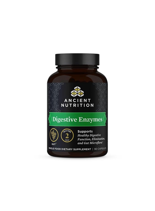 Ancient Nutrition Digestive Enzymes, Supports Gut Health, Promotes Healthy Digestive Function, 90 Ct - Image 1
