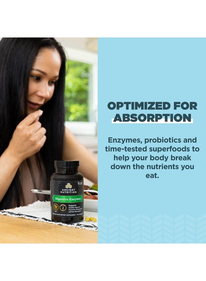 Ancient Nutrition Digestive Enzymes, Supports Gut Health, Promotes Healthy Digestive Function, 90 Ct - Image 4