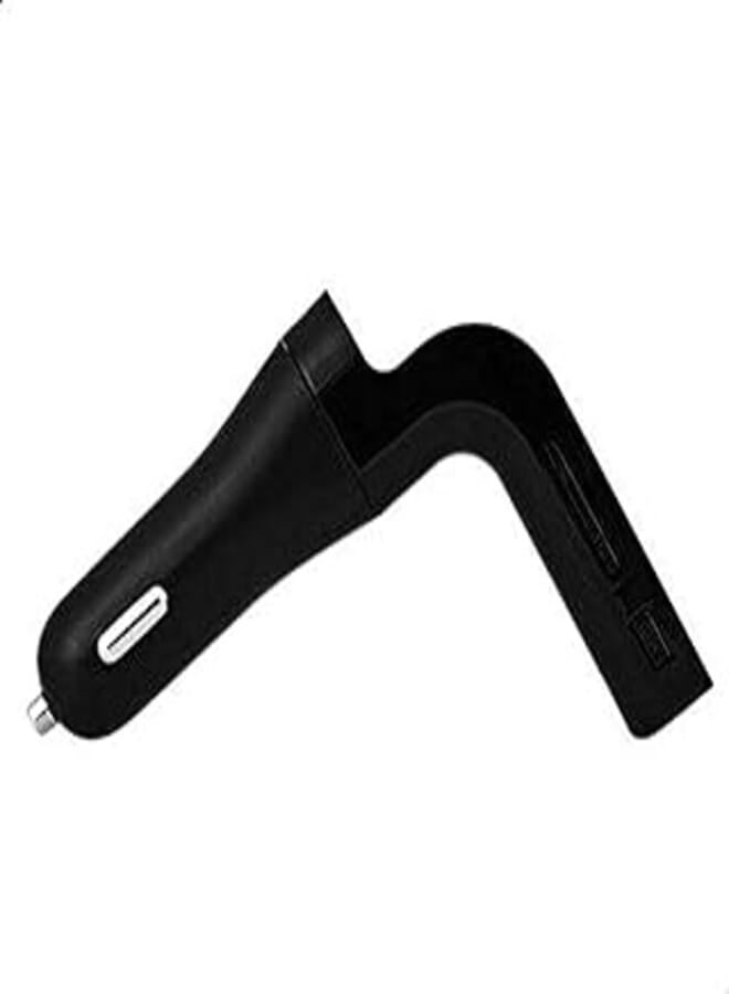 G7 Bluetooth Car Kit Handsfree FM Transmitter Radio MP3 Player USB Charger & AUX - BLACK - 2724458495178