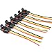 YMHHefy Pulse Power Plug Pigtail Connector 14 AWG Compatible with 1824 Polaris Ranger XP 1000 RZRPro RS1 General Bus Bar Harness Pigtail Connectors 6Pcs Yellow Red Black - Image 2