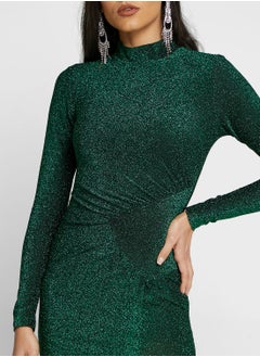 Ella Limited Edition Ruched Dress With Slit  - Image 3