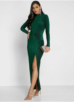 Ella Limited Edition Ruched Dress With Slit  - Image 4