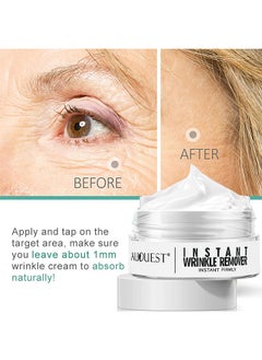 AuQuest 5 Seconds Instant Wrinkle Remover, Removes Wrinkles And Puffiness Of Eyes With Hydration Twenty One Peptide Anti Wrinkle Eye Cream Hydrating Eye Cream For Anti Aging Reduce Wrinkles 20G  - Image 5
