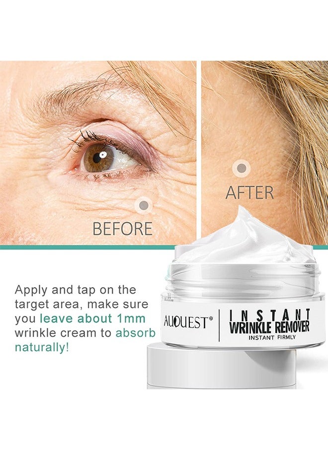 AuQuest - 5 Seconds Instant Wrinkle Remover, Removes Wrinkles And Puffiness Of Eyes With Hydration Twenty One Peptide Anti Wrinkle Eye Cream Hydrating Eye Cream For Anti Aging Reduce Wrinkles 20G - Image 1