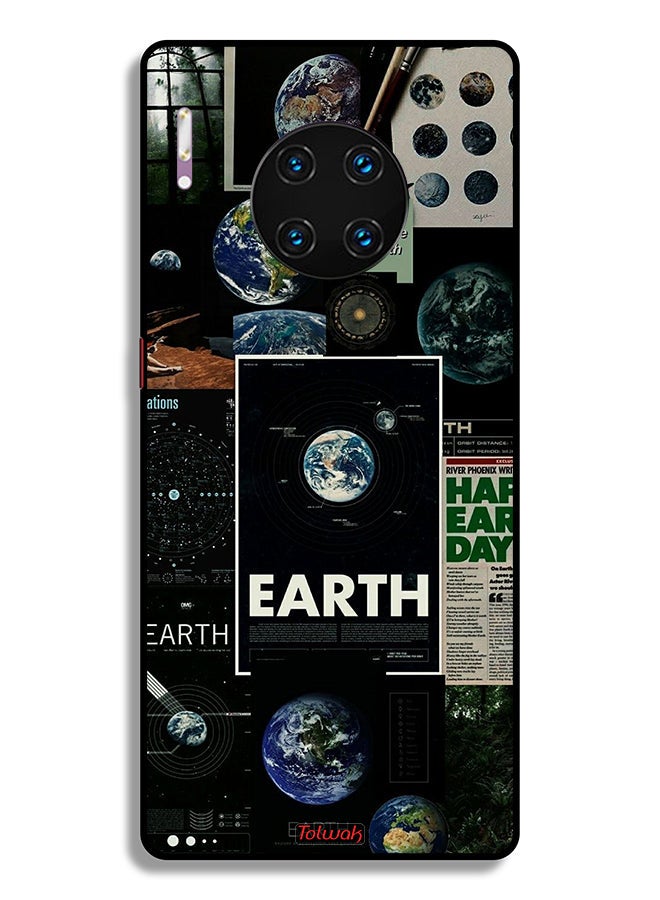 Tolwak Huawei Mate 30 Pro 4G Protective Case Cover Earth - Image 2