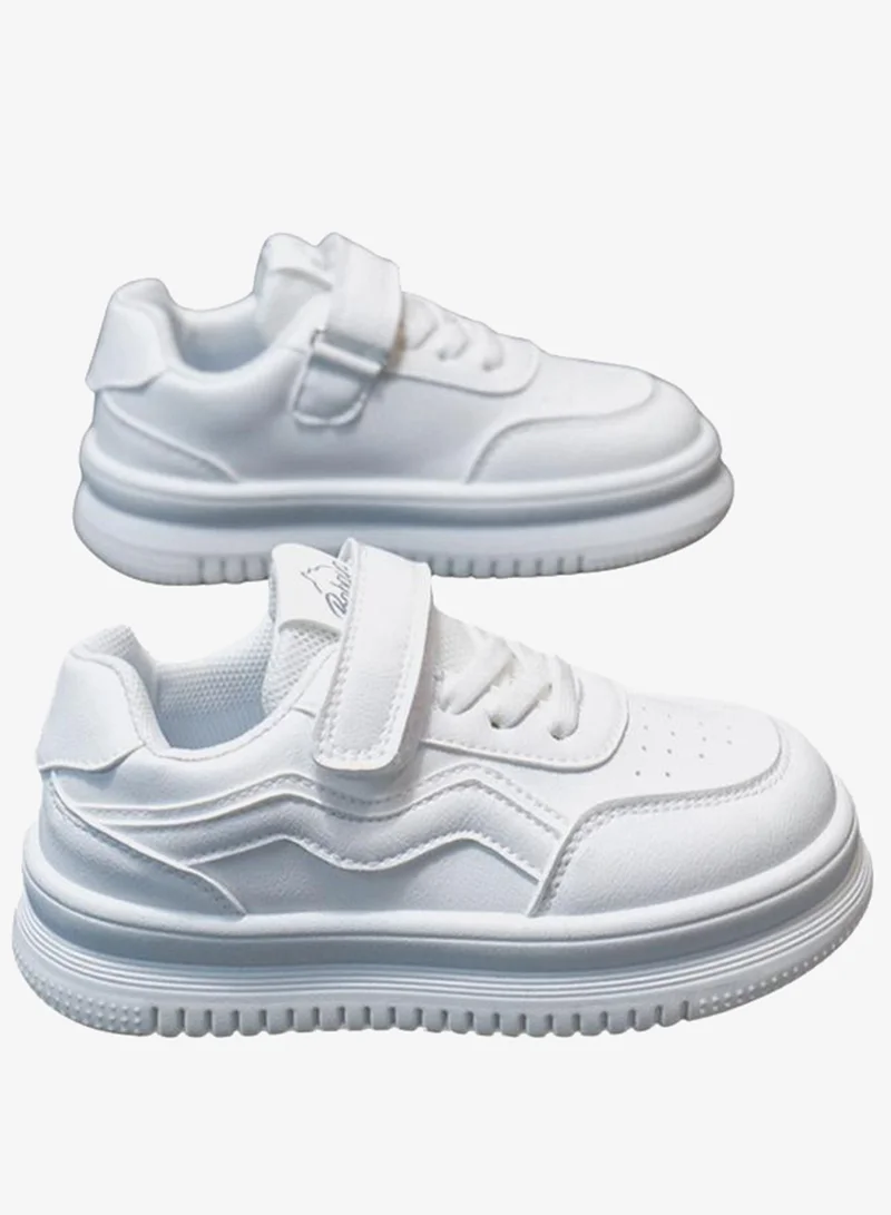 BABAYA Babaya Boys Textured Hook and Loop Sneakers