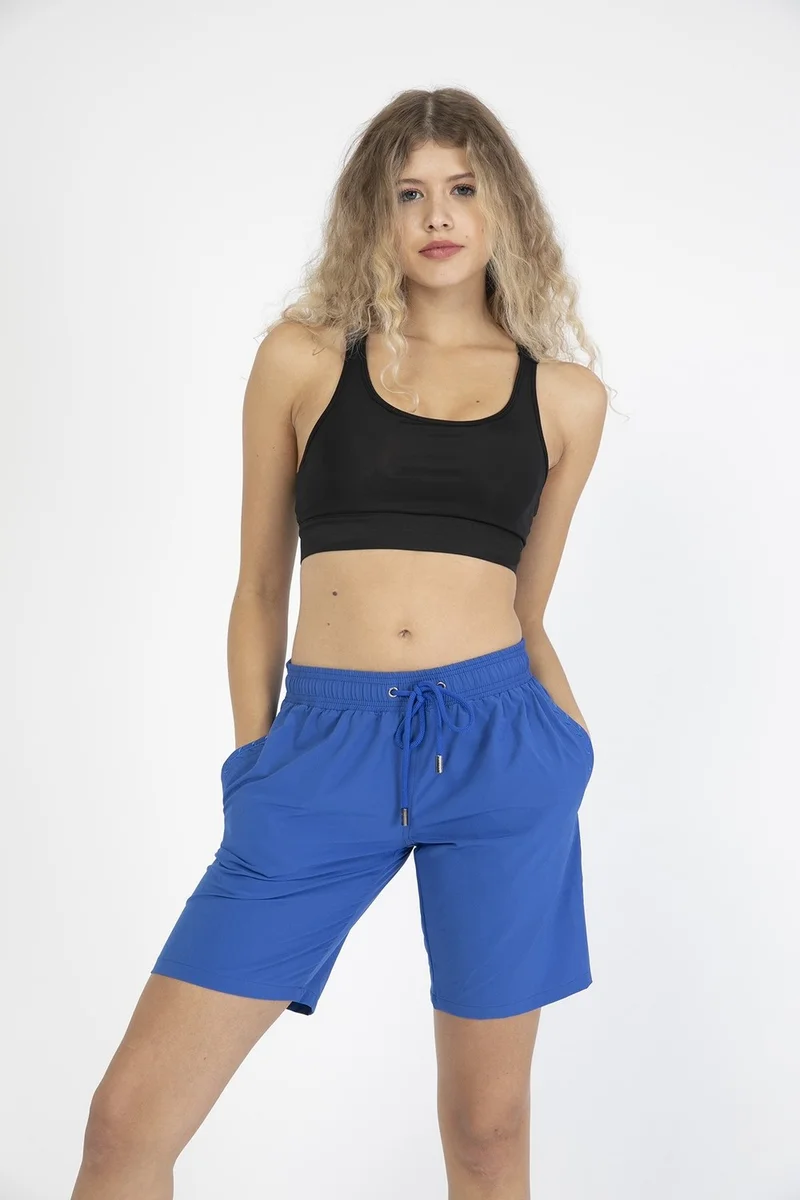 C&city Women's Large Size Lycra Swim Shorts C1850 Saks
