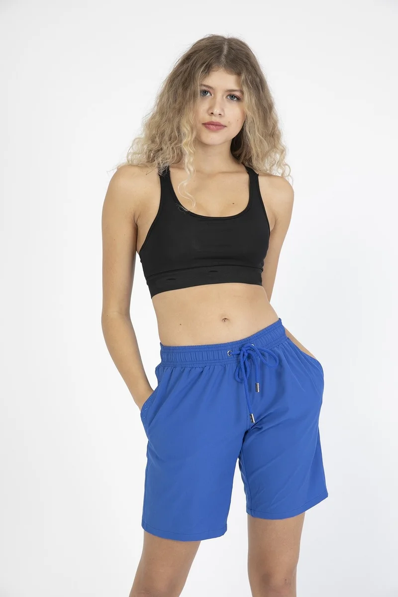 C&city Women's Large Size Lycra Swim Shorts C1850 Saks