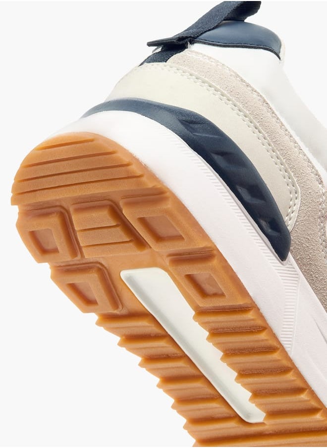 Lee Cooper - Mens Panelled Lace-Up Low Ankle Sneakers - Image 1