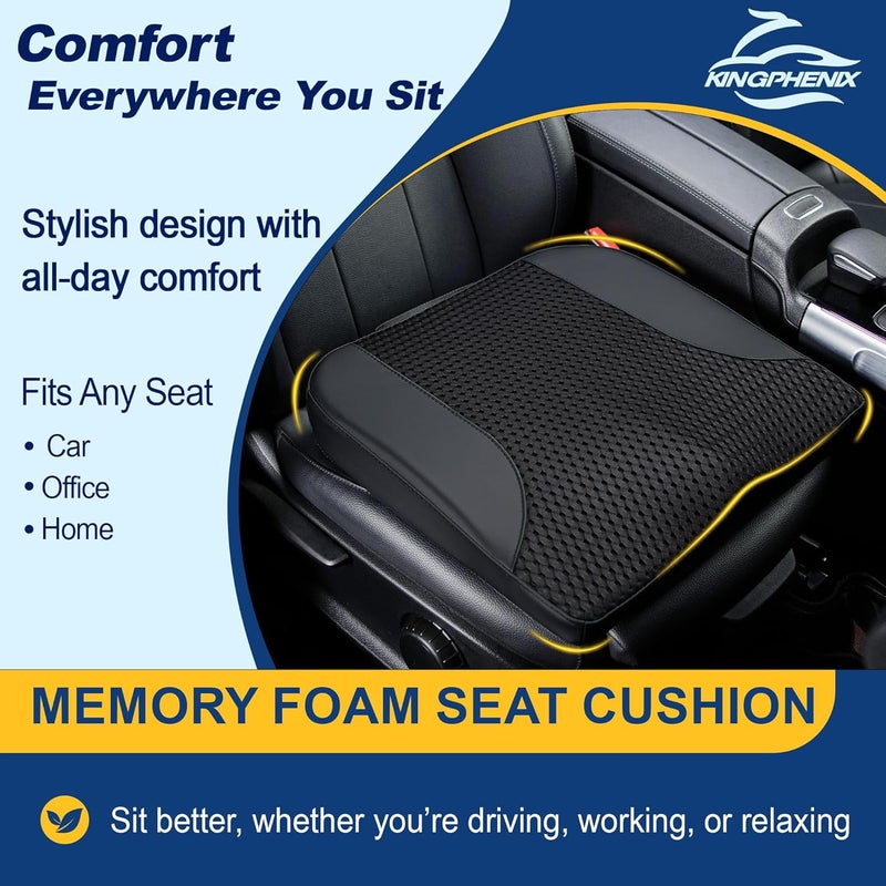 kingphenix Premium Memory Foam Car Seat Cushion - Image 2