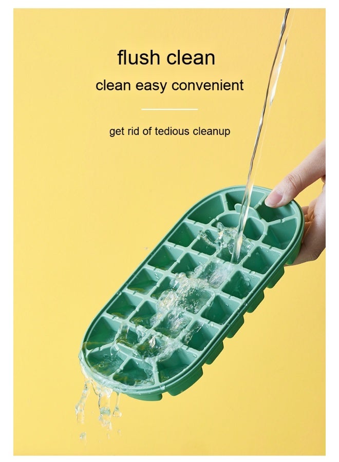 Anna Large Capacity Portable Two-Layer Silicone Ice Cube Tray - Image 4