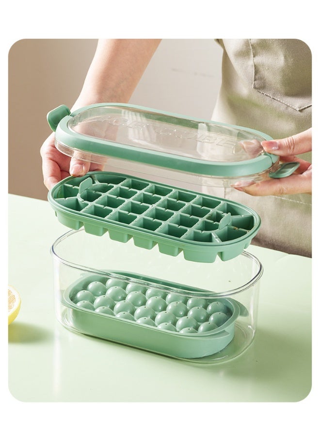 Anna Large Capacity Portable Two-Layer Silicone Ice Cube Tray - Image 2