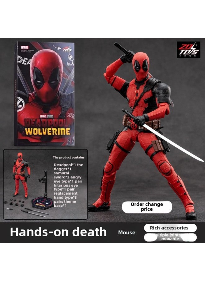 Zhongdong Iron Man Hand-made MK85 Marvel 3 Avengers 2 Mark 50 Luminous Action Figure Model Toy-Color:Deadpool And Wolverine Movie-deadpool 1933-01