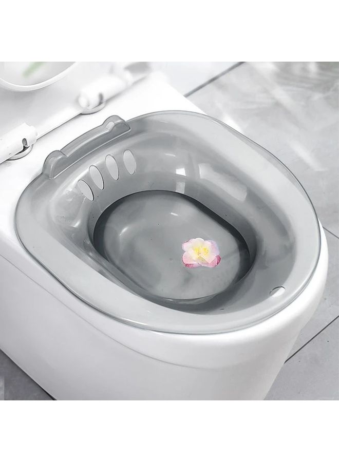 Portable Pink Bedside Shower Chair For Elderly And Pregnant Women - Image 3