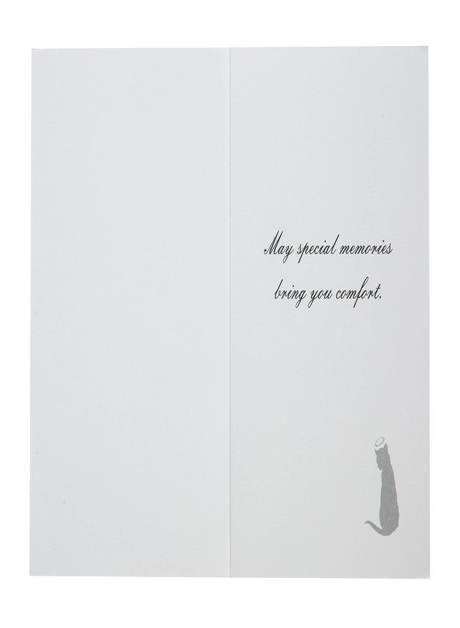 Dog Speak The Heart Remembers Most What It Has Loved Best - Cat Death Loss of Pet Sympathy Card - Image 2