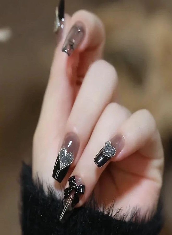 ZOONA 24PCS Everlasting French Nails Artificial Nails Art Set| Lightweight & Long Lasting| Easy To Use| Quick Fix For Festivals & Special Occasions - Image 3