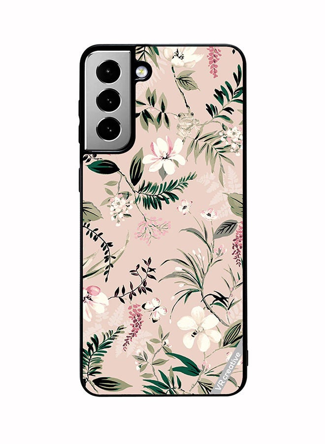 VR CREATIVE Protective Case Cover For Samsung Galaxy S21 FE 5G Whitpi Design Multicolour - Image 1