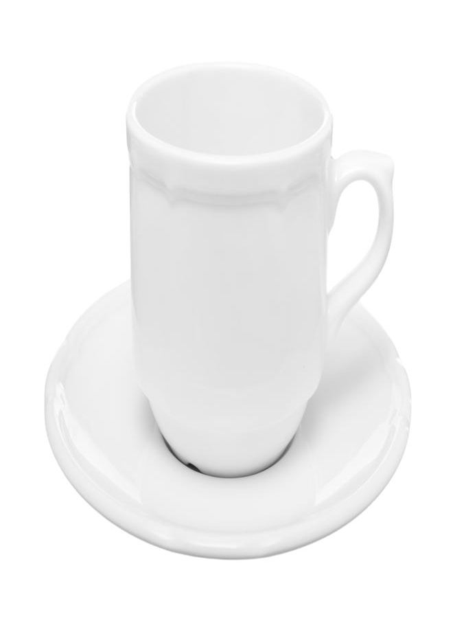 Royal Porcelain Tea Cup 0.25 L & Saucer 14.5 Cm Set Of 2 Shape 32 White - pzsku/Z1B207A1809B591F110B3Z/45/_/1740583243/7ea0853b-b11e-42e1-8144-e8d44c469c68