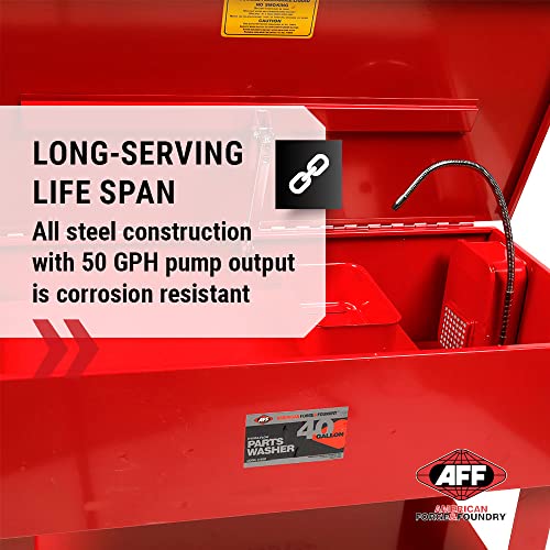 AFF Parts Washer - For Tools & Automotive Components Cleaning - Accessories Included - (Available in multiple capacities) - Image 4