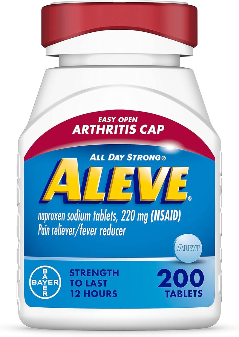 Aleve Easy Open Arthritis Cap Tablets Naproxen Sodium for Pain Relief  200 Count - Image 1